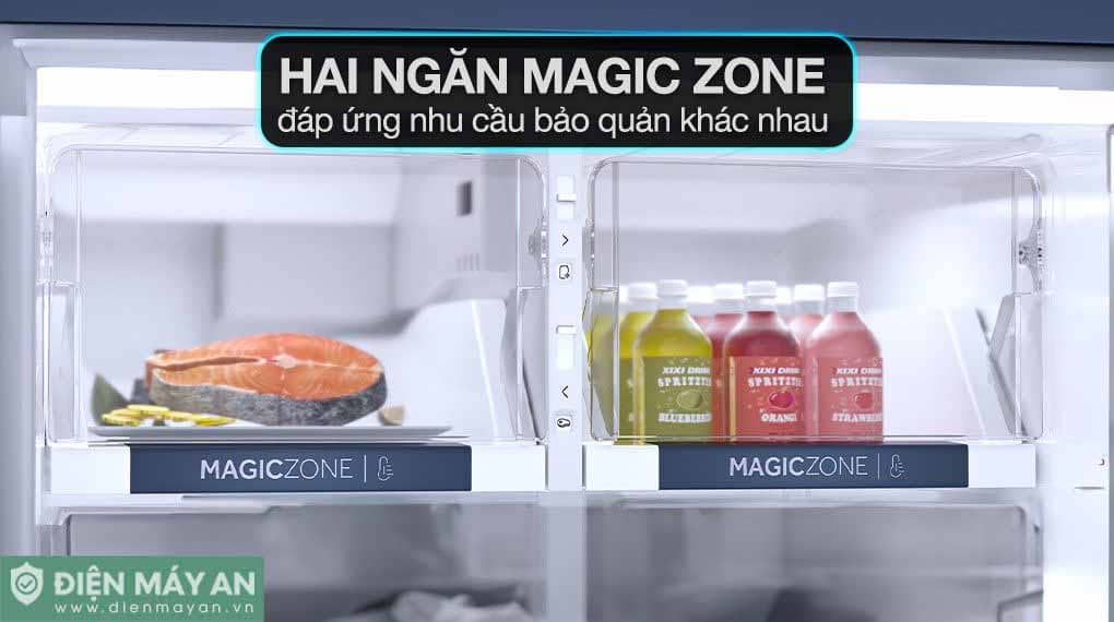 Tủ lạnh Aqua Inverter 455 lít AQR-T518FA(SL)